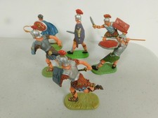 Hausser Elastolin 70mm Roman attack group x6 Lot 9