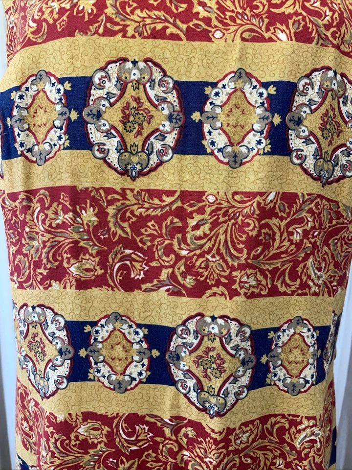 Vtg 90s Sunshine/Starshine - SZ14 - Artsy Boho Cottage Core -Long Dress - Image 4 of 4