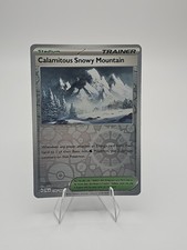 Calamitous Snowy Mountain Reverse Holo NM 174/193 Paldea Evolved Pokemon Card