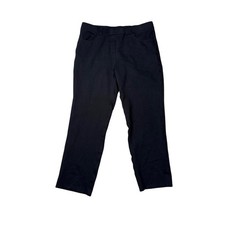 Quince Ultra-Stretch Ponte Straight Leg Pants Womens XL Black Excellent Office