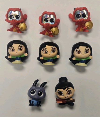 Lot Of 8 Disney Doorables Mulan Figures