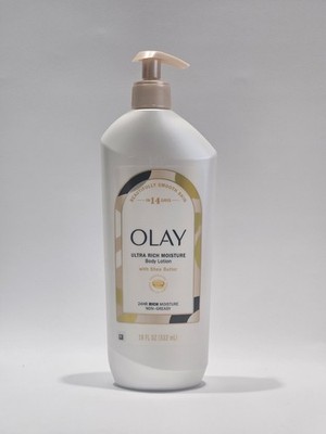 OLAY ULTRA RICH MOISTURE Body Lotion With Shea Butter 24HR RICH MOISTURE.