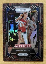 Shakira Austin 2024 Panini WNBA Monopoly Prizm #3 Washington Mystics Mint