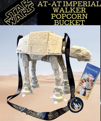 Disneyland StarWars AT-AT Imperial Walker Popcorn Bucket Galaxy