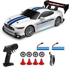 Drift Car with LED Lights, 1:24 4WD 2.4GHz Remote Control Car for