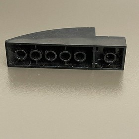 Lego Curved Slope Police 5974 Black Replacement Part Piece 41766