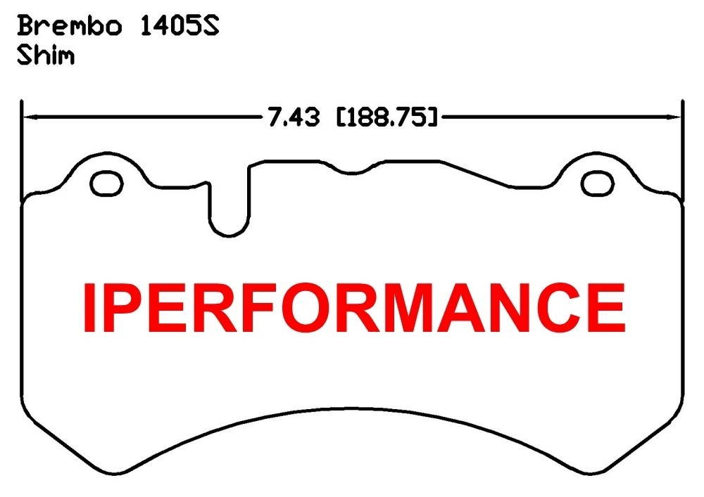 Ferrari F430 2008-2009 Front Brake pad fitting kits Set