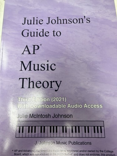 Julie Johnson's Guide to AP Music Theory Second Edition Sheet Music PB Book
