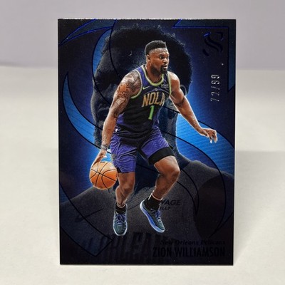 Zion Williamson 2024-25 Panini Silhouette - #21 Blue #/99 New Orleans Pelicans
