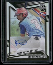 2022 Panini Elite Extra Edition #197 Yefri Carrasco Signatures