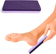 1 Pcs Foot Pumice Sponge and Scrubber for Feet Heels Callus, A4-purple 