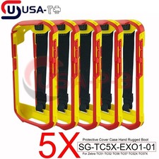 5PCS Protective Cover for Zebra TC51 TC56 TC52 TC57 Yellow-Red SG-TC5X-EXO1-01