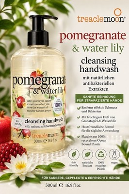 (39,98 /L) treaclemoon pomegranate & water lily Cleansing Handwash Gel 500 ml
