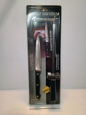 Kanbar Super Blade Hi Carbon Stainless Steel 8 ''Cutting Knife W/ Sharping Steel 
