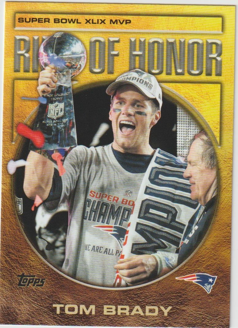 Vm Memory Card Tom Brady 2026 Topps Flagship #ROH-5 Ring of Honor Price Guide - Sports ...