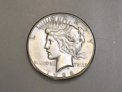 1928-S $1 PEACE SILVER ONE DOLLAR