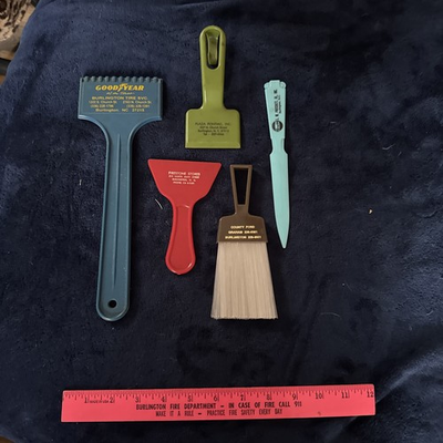 #ad Vintage Gas amp; Oil Advertising Lot All From Burlington NC North Carolina 5x Set $4.00