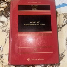 Tort Law Responsibilities and Redress 5th Edi...
