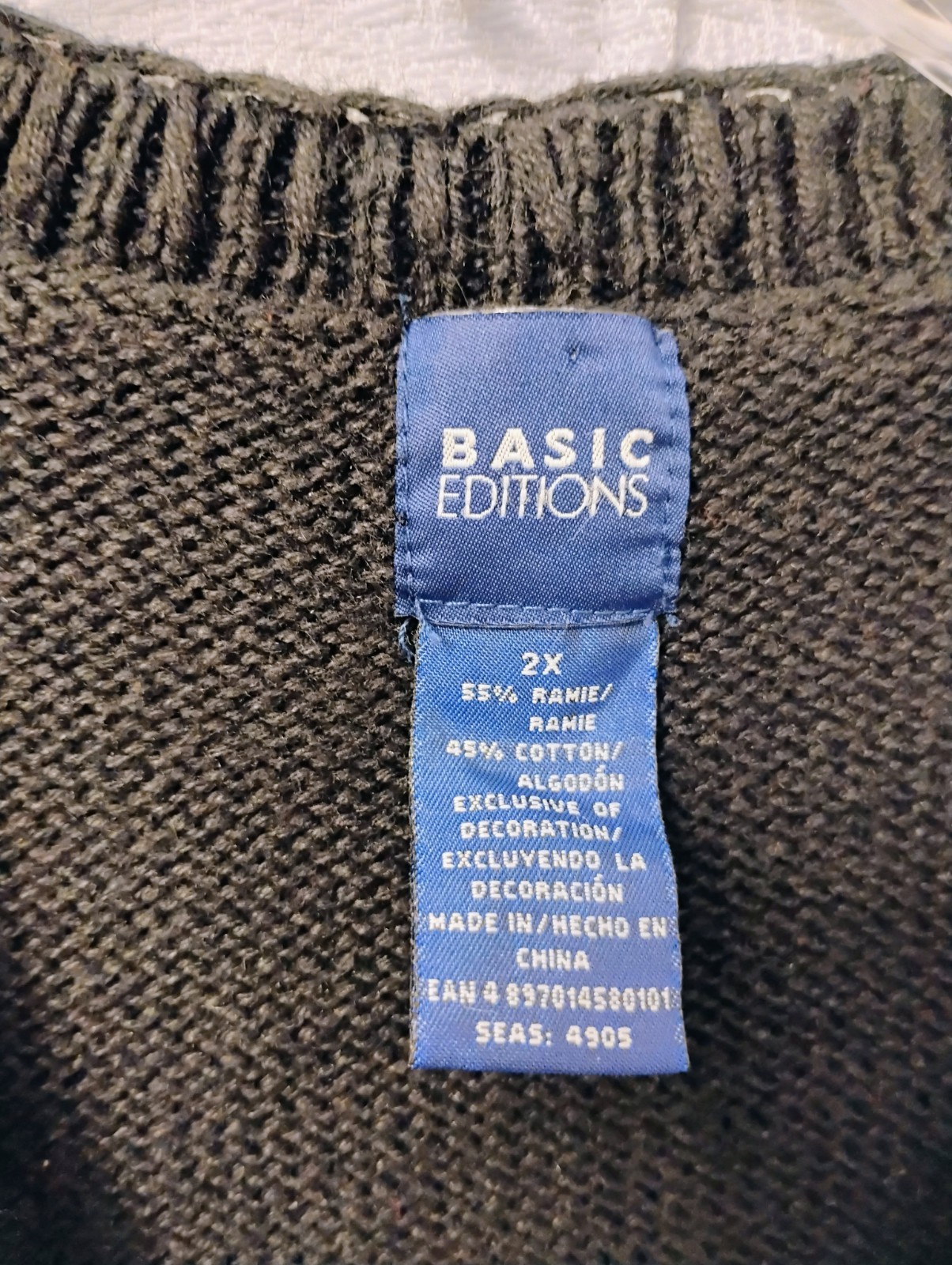 Vtg Fall Leaves Basic Editions CardiganSweater Ve… - image 4