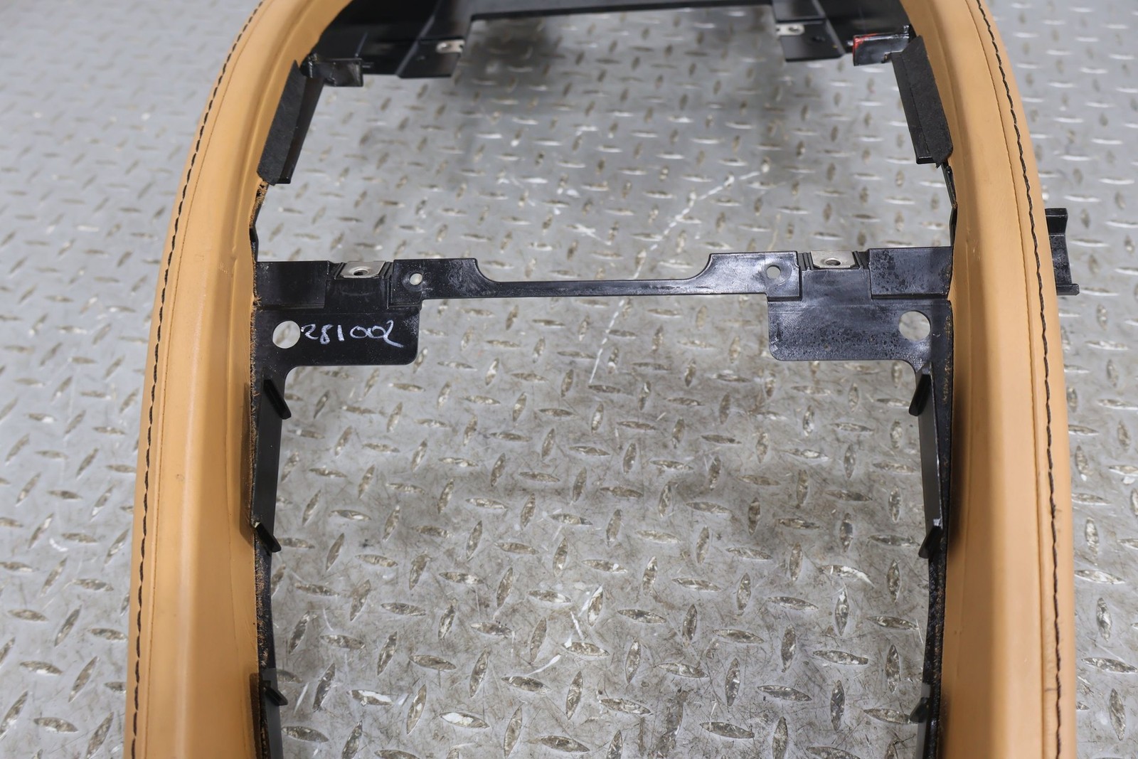 2010 Aston Martin V8 Vantage Center Dash Trim Base (Sahara Tan Leather)