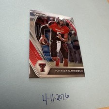 PATRICK MAHOMES II 2021 PRIZM DRAFT TEXAS TECH JERSEY # 7 Kansas City Chiefs