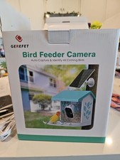 Smart Bird Feeder Auto Capture W/ Camera W/Identifier Solar And Wi-fi