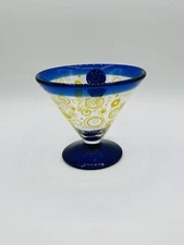 Kosta Boda Royal Caribbean Margarita Martini Glass Circles 2009 GIL NY Choice