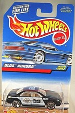 1998 Hot Wheels Mainlinecollector 1047 Olds Aurora Black Wchrome 5 Dot Spokes