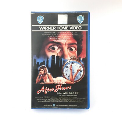 JO QUE NOCHE Martin Scorsese AFTER HOURS 1985 Griffin Dunne Rosanna Arquette VHS