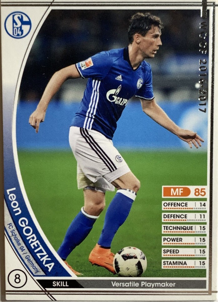 Wccfカード Leon Goretzka WCCF PANINI soccer card Japan sports 138/389 2015