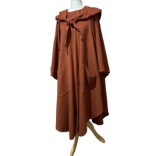 Jimmy Hourihan Ireland Dublin Womens Wool Cashmere Cape Poncho Tan Brown Size S