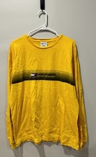 Vintage 1990s Tommy Hilfiger Athletics Long Sleeve Shirt USA Made Men's Large