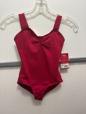 Capezio Princess Tank Leotard, Burgundy, Size MC CC202C, New With Tags