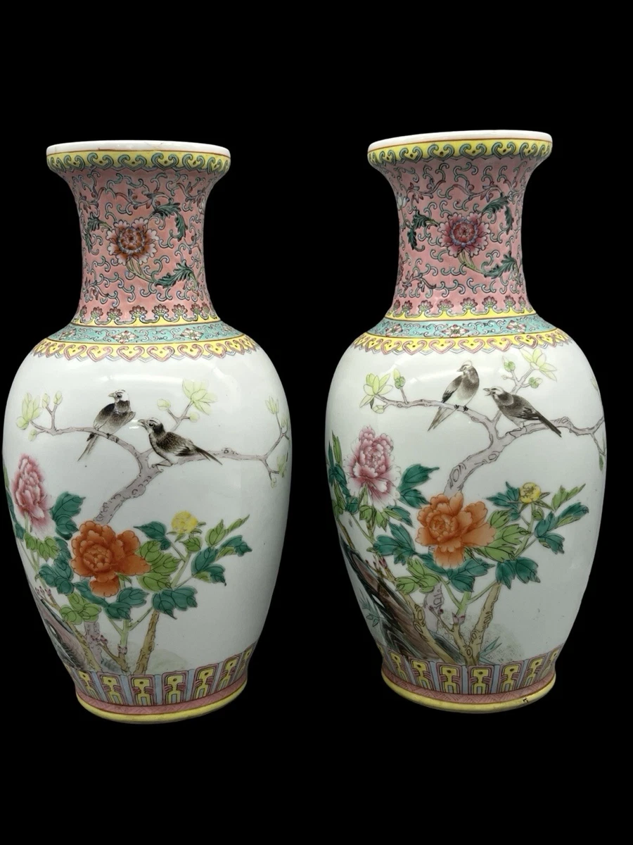 陶瓷多色1900-1940 中国古董花瓶| eBay