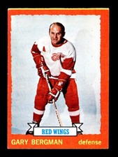 1973-74 TOPPS HOCKEY #65 GARY BERGMAN DETROIT RED WINGS