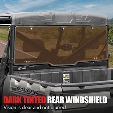 For Polaris Ranger 1000/ XP 1000 2017-2025/ Ranger XP 900 Tinted Back Windshield