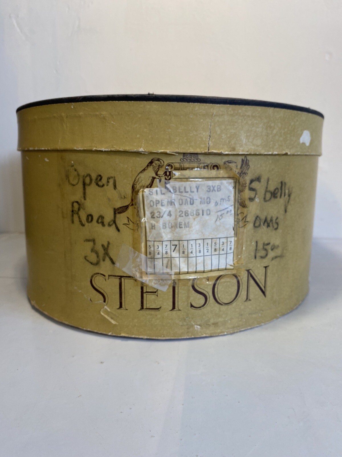 Vintage Stetson Hat Box Oval Royal Stetson BOX ONLY P… Gem