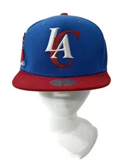 LA Clippers Mitchell & Ness NBA Jumbotron Hardwood Classics Snapback Cap OS