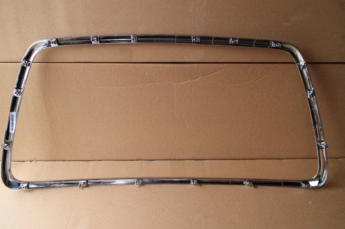 fits 2009-15 Lancer Ralliart GT front bumper chrome grill grille surround - Picture 3 of 5
