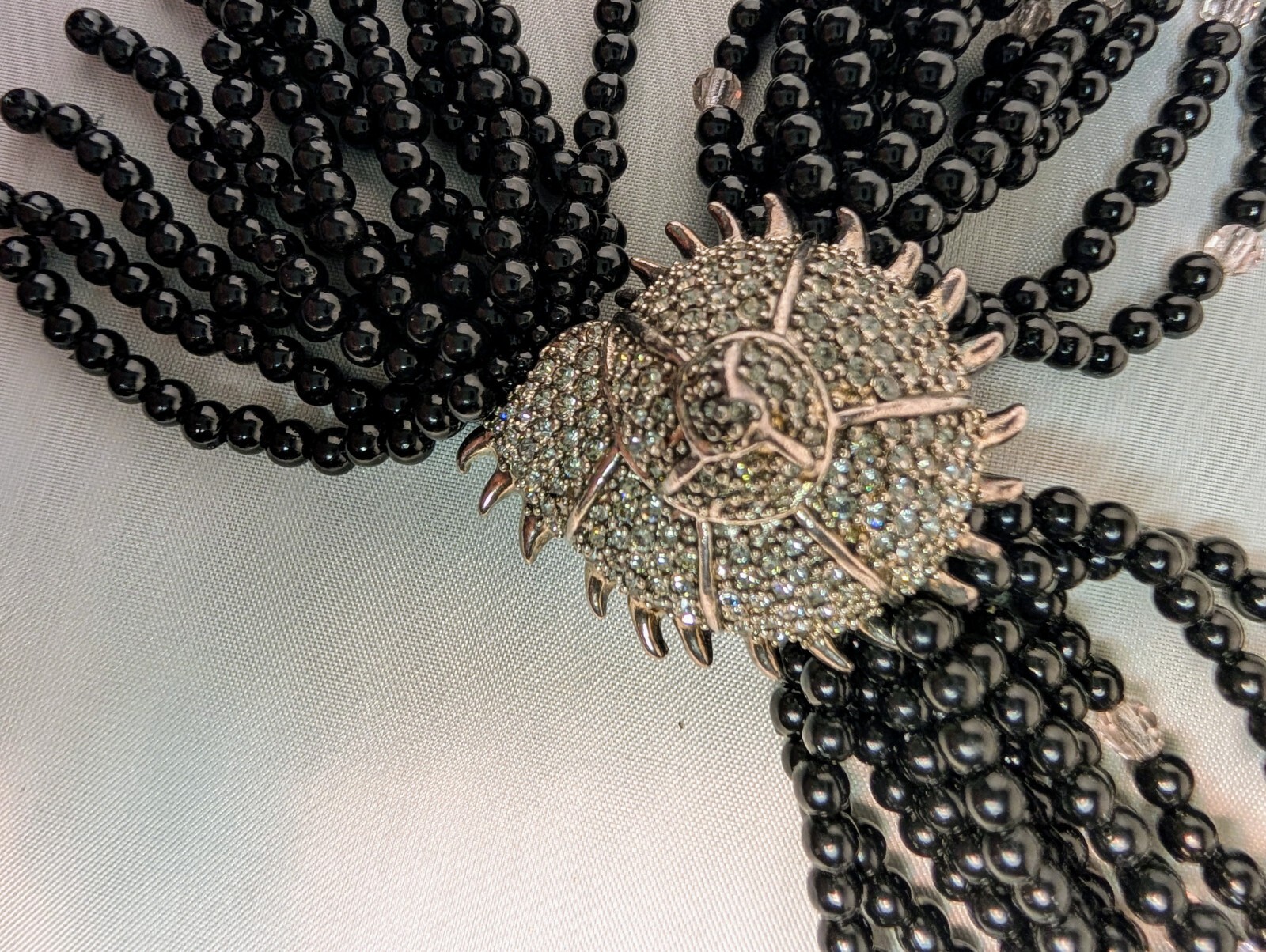 Unique Hutton Wilkinson Multi Strand Necklace Wit… - image 5