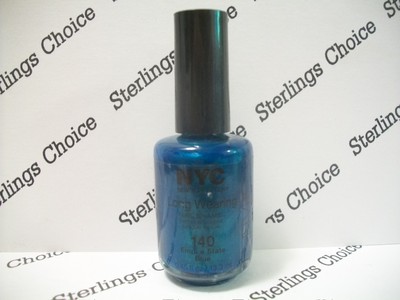 NYC Long Wearing Nail Enamel #140 Empire State Blue