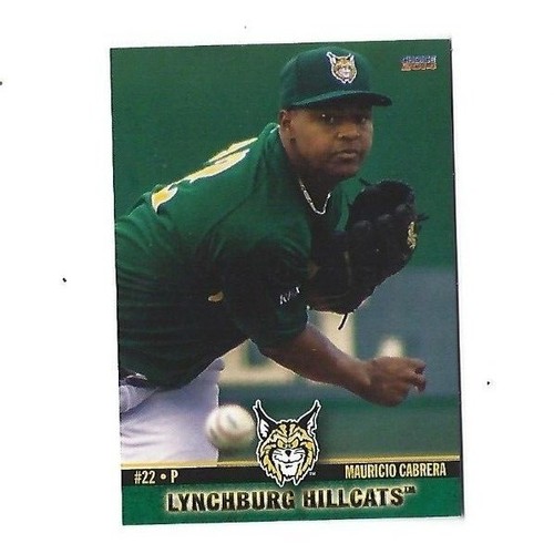14 Lynchburg Hillcats Mauricio Cabrera Ebay 14 Lynchburg Hillcats Mauricio Cabrera Ebay