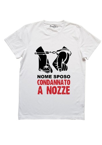 Unisex Divertente Maglietta con Stampa Addio al Celibato Condannato a Nozze  Tuned M | affordable organic t-shirts beautiful designs
