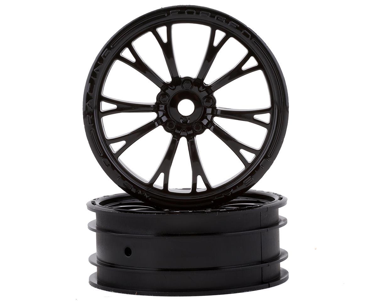 Traxxas Weld Front Drag Wheels w/12mm Hex (Gloss Black) (2) 9472