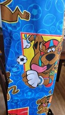 Scooby Doo Vintage 1999 Bedroom Window Curtain Set Of 6 ( One Window Treatment )