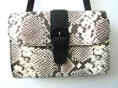 Patricia Nash Python Leather Crossbody Purse Tauriana Medium Multi Color NWT