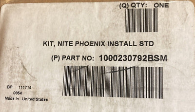 @ NOS ~ BERGSTROM NITE PHOENIX STANDARD INSTALLATION KIT     p/n - 1000230792BSM