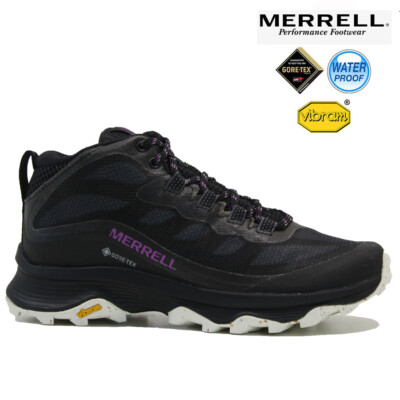DAMEN MERRELL WANDERSCHUHE WASSERDICHT GORETEX KNÖCHELWANDERWEG TREK TRAINER