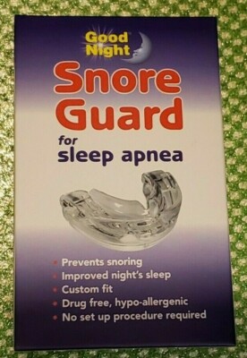 Good Night - Snore Guard - Used for Sleep Apnea / Prevents snoring - New in Box