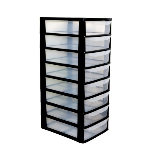 A4 Multi-Tier Black Storage Tower – Durable Organizer for Home, Office, School - Picture 20 of 21